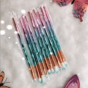 Eye makeup brushes 10 pcs